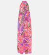 CAMILLA PRINTED SILK MAXI DRESS