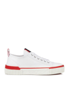 Christian Louboutin Pedro Donna Junior White Canvas Sneakers In White