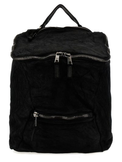 Giorgio Brato Leather Backpack In Black