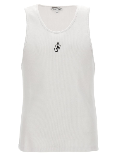 Jw Anderson Printed Vest Top In White