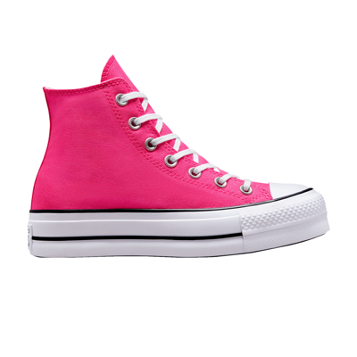 Pre-owned Converse Wmns Chuck Taylor All Star Lift Platform High 'astral Pink'