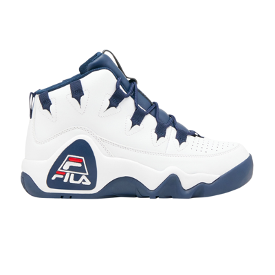 Pre-owned Fila Wmns Grant Hill 1 'white Navy'