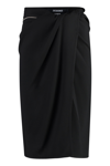 JACQUEMUS BODRI MIDI SKIRT