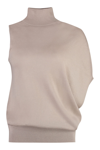 CALVIN KLEIN SLEEVELESS TURTLENECK SWEATER