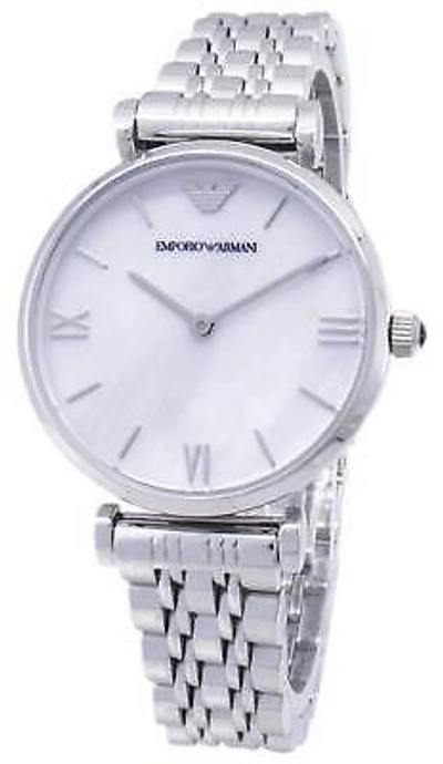 Pre-owned Emporio Armani Classic Quartz Ar1682 Women's Watch