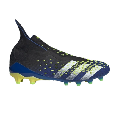 Pre-owned Adidas Originals Adidas Predator Freak+ Ag 'demonskin - Black' Fy7614 In Core Black/cloud White/solar Yellow