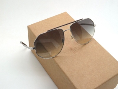 Pre-owned Oliver Peoples Brunello Cucinelli Ov1317st 503611 Moraldo Silver Sunglasses In Light Shale Gradient
