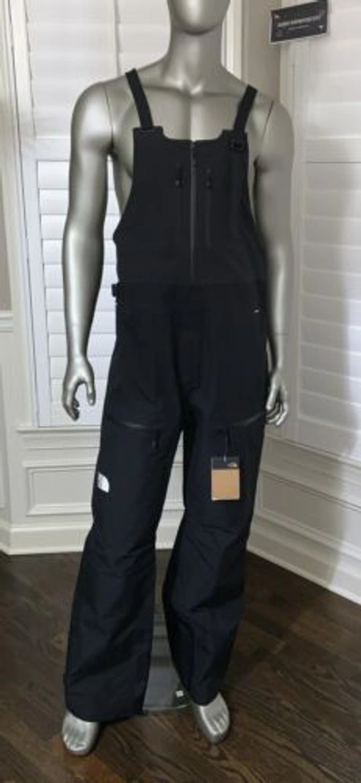 Pre-owned The North Face Mens Ceptor Dryvent Waterproof Shell Ski Bibs Pants - Black White
