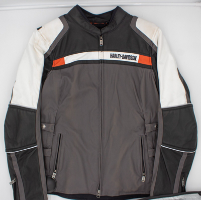Pre-owned Harley-davidson Women's  Triple Vent System Riding Jacket 97137-23vw Sz Xl In Multicolor