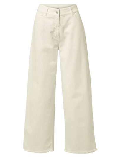 Interior Women's The Clarice Wide-leg Jeans In White