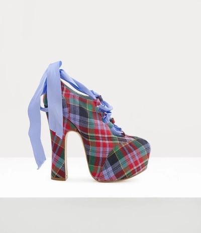 Vivienne Westwood Lvr Exclusive Elevated Ghillie Heels In Brick