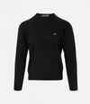 Vivienne Westwood Man Round Neck Wool / Cashmere Black Xxl Men In Black