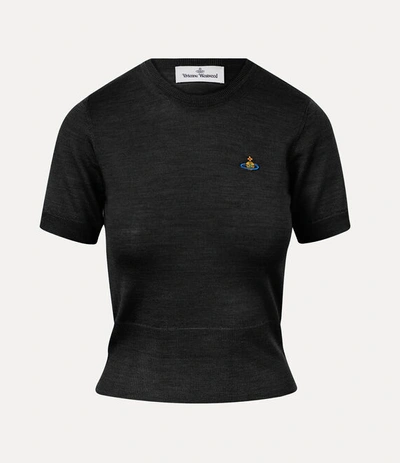 Vivienne Westwood Classic Orb T-shirt In Black