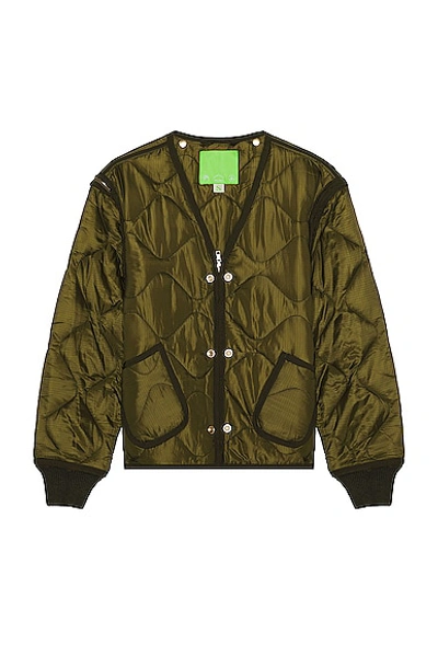 Mister Green M-65 Varsity Liner In Olive