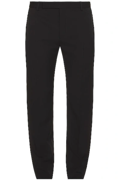 Saint Laurent Pantalon Ajuste In Nero