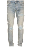 Amiri Crystal Starburst Mx1 Jean Surf Indigo In Antique Indigo