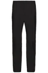 Saint Laurent Midnight Blue Wool Pant In Noir
