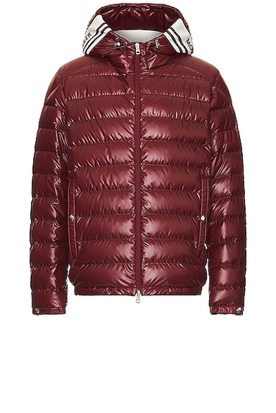 Moncler Cornour Jacket In Soft Burgundy