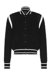 Givenchy 4g-embossed Stripe-trim Bomber Jacket In Black