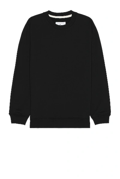 Reigning Champ Midweight Terry Classic Crewneck In Black