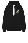Casablanca Casa Way Organic Cotton Hoodie In Black