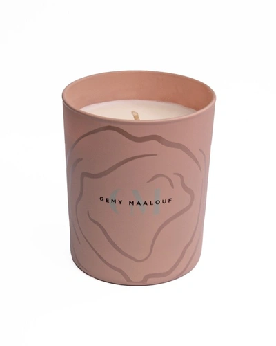 Gemy Maalouf Tonka & Balsam Vp Scented Candle - Candles In Pink