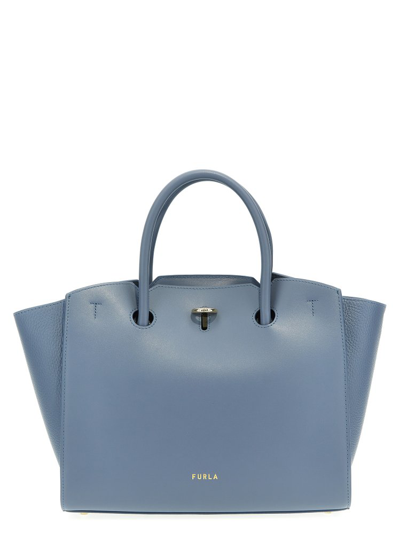 Furla Genesi M Hand Bags Blue