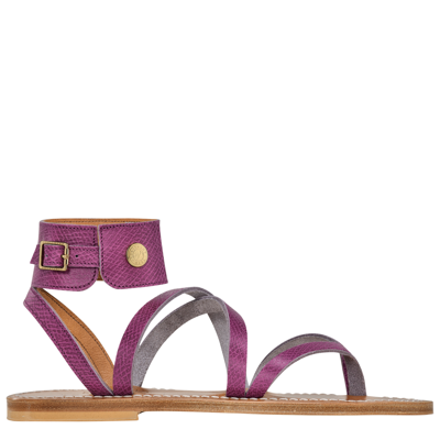 Longchamp Sandals  X K.jacques In Violette
