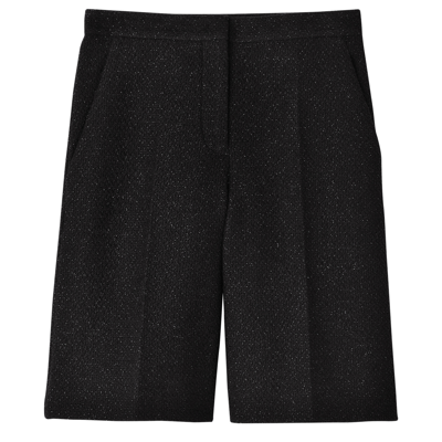 Longchamp Bermuda Shorts In Noir