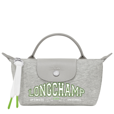Longchamp Pouch Le Pliage Collection In Grey