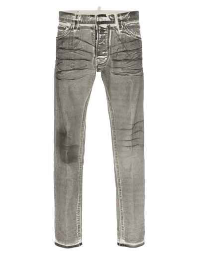 Dsquared2 Distressed Cool Guy Jeans In Grey
