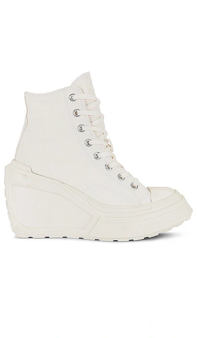 Converse De Luxe Wedge Sneaker In White
