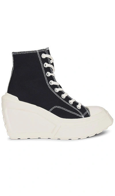 Converse De Luxe Wedge Sneaker In Black