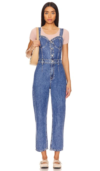 Free People X Revolve Kensington Jumpsuit In Blue