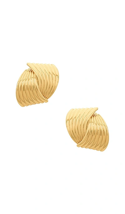 Aureum Vienna Earrings In Gold Plated Brass