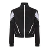 Gucci Interlocking G-embroidered Zip-up Sweatshirt In Black