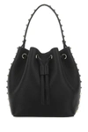 Valentino Women's Leather Rockstud Bucket Bag In Black