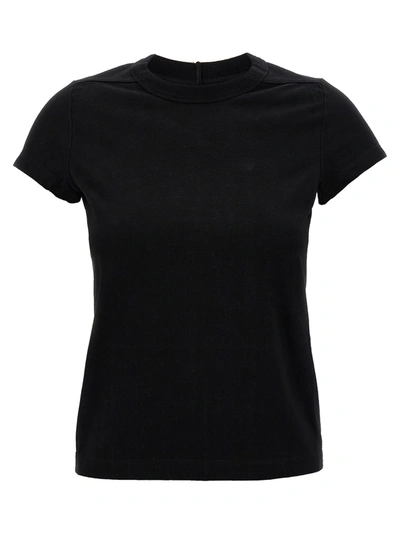 RICK OWENS CROPPED LEVEL TEE T-SHIRT BLACK