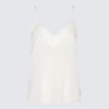 Zadig & Voltaire Zadig&voltaire White Cotton Silk Christy Top In Beige