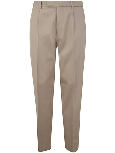 Zegna Cotton And Wool Pants Clothing In Brown