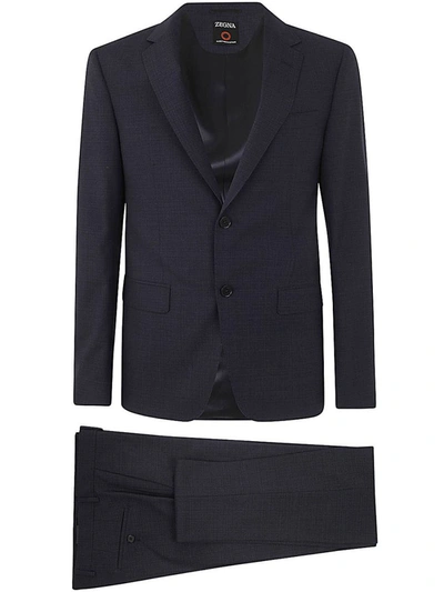 Zegna Multiseason Suit In Blue