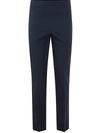 Brunello Cucinelli Capri  With Monili Trousers Blue In Blue