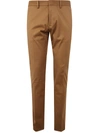 Dsquared2 Cool Guy Mid-rise Straight-leg Chinos In Brown