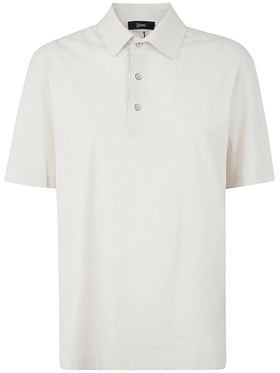 Herno Crepe Polo Clothing In White