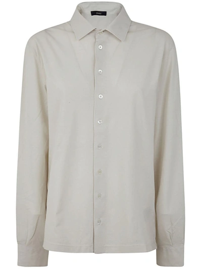 Herno Crepe Shirt Clothing In White