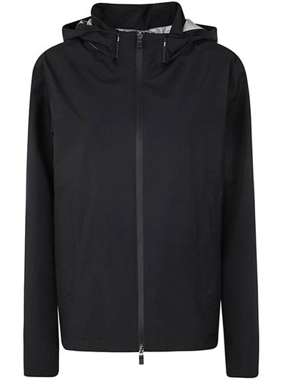 Herno Paclite Bomber Jacket Clothing In Black