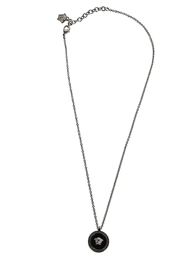 Versace Necklace Metal Accessories In Grey