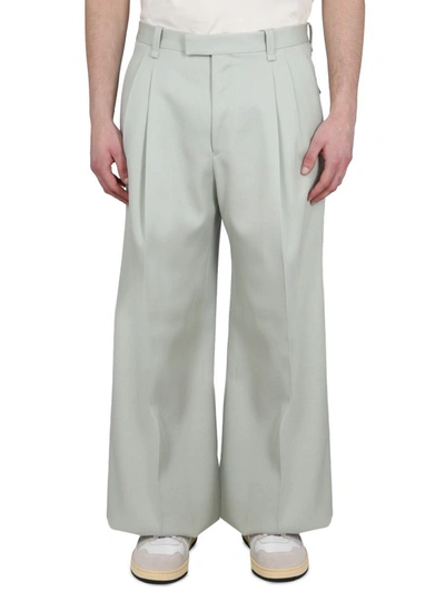 Lanvin Wide Leg Pants In Green