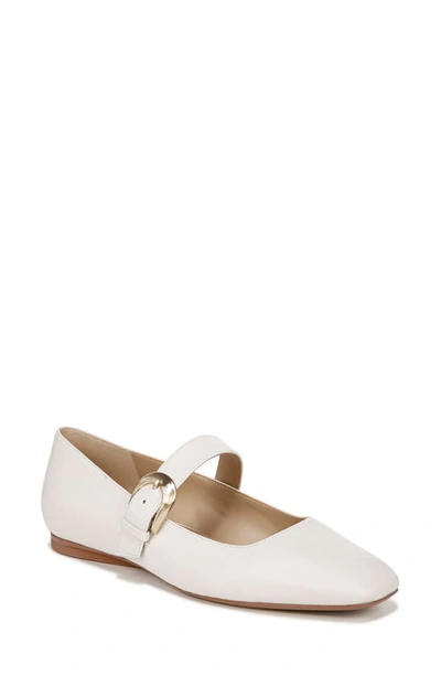 27 Edit Naturalizer Carter Mary Jane Flat In Warm White Leather