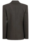 Philosophy Di Lorenzo Serafini Long Sleeved Lapel Suit Jacket In Grey